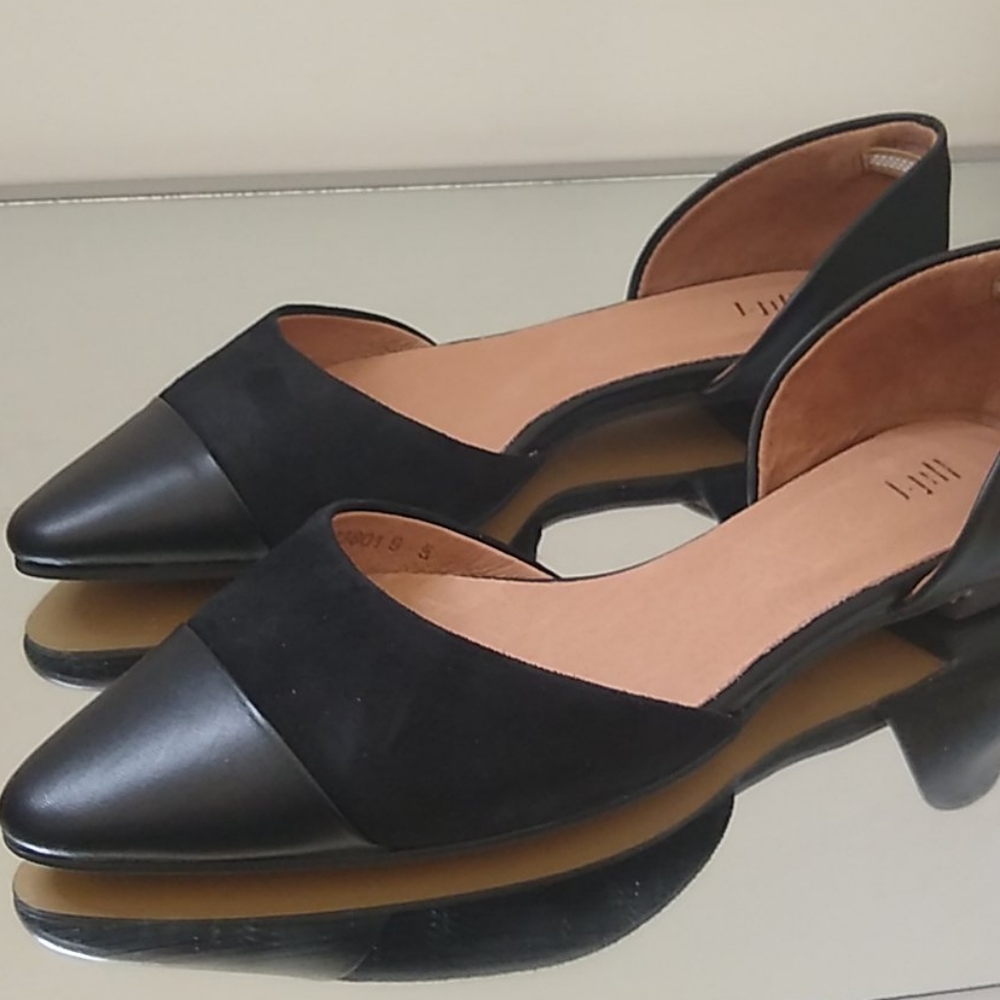 J Jill D'Orsay Flats Black 9.5 - Picture 7 of 8